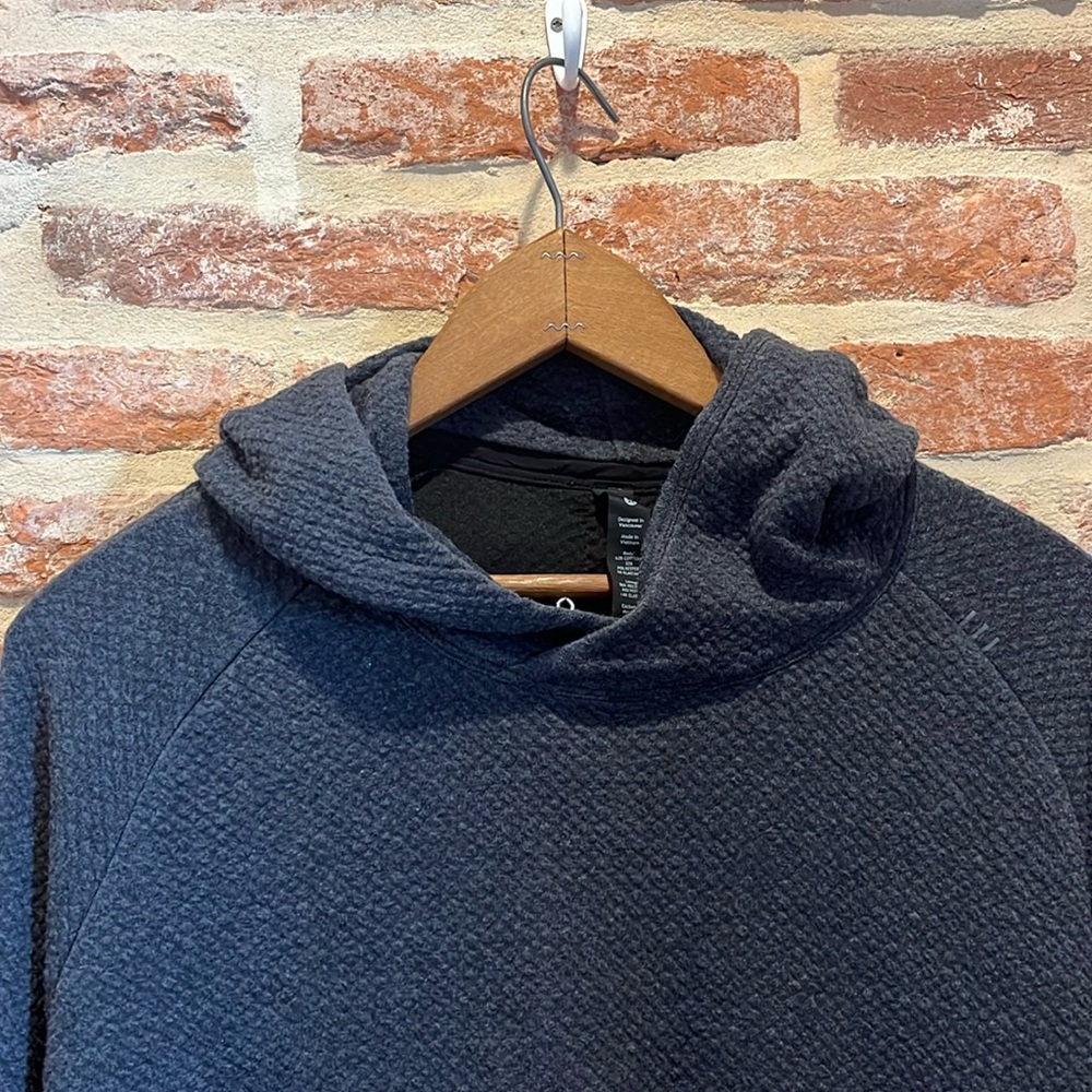 Lululemon At Ease Workout Sweatshirt Hoodie Charcoal Grey XL